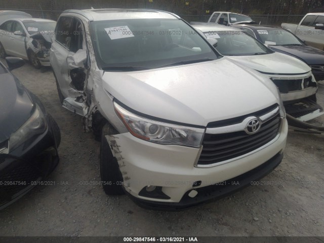 TOYOTA HIGHLANDER 2016 5tdkkrfh1gs130106