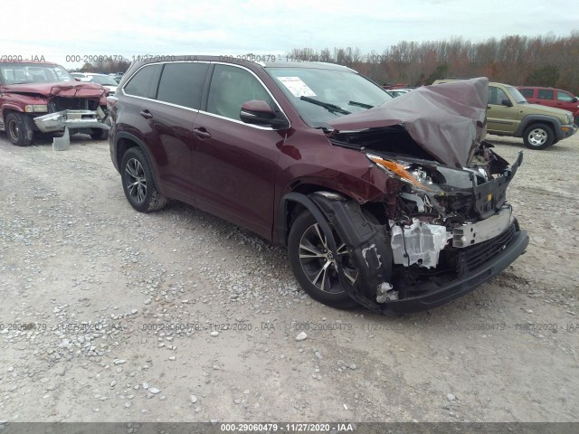 TOYOTA HIGHLANDER 2016 5tdkkrfh1gs177510