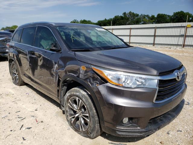 TOYOTA HIGHLANDER 2016 5tdkkrfh1gs507291