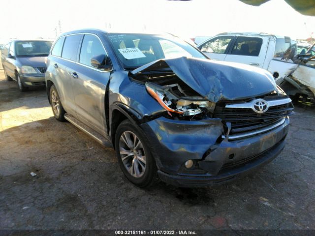 TOYOTA HIGHLANDER 2014 5tdkkrfh2es027273