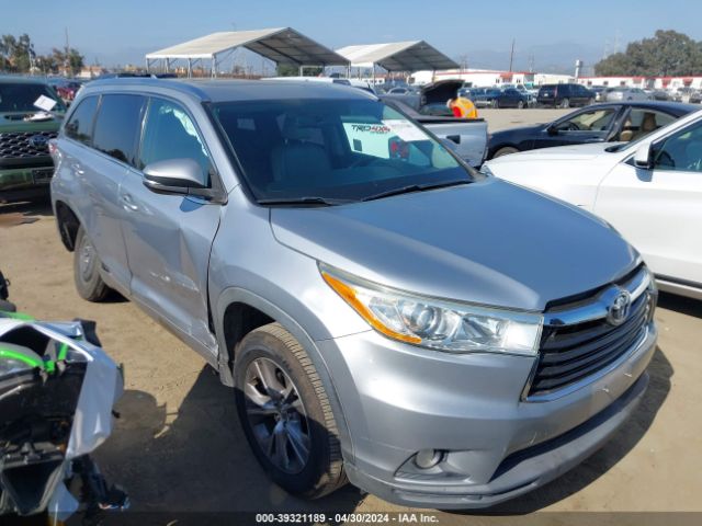 TOYOTA HIGHLANDER 2014 5tdkkrfh2es027922