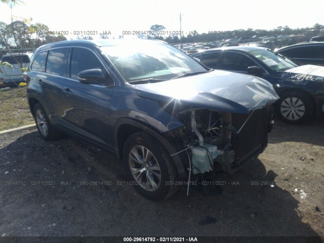 TOYOTA HIGHLANDER 2015 5tdkkrfh2fs039960