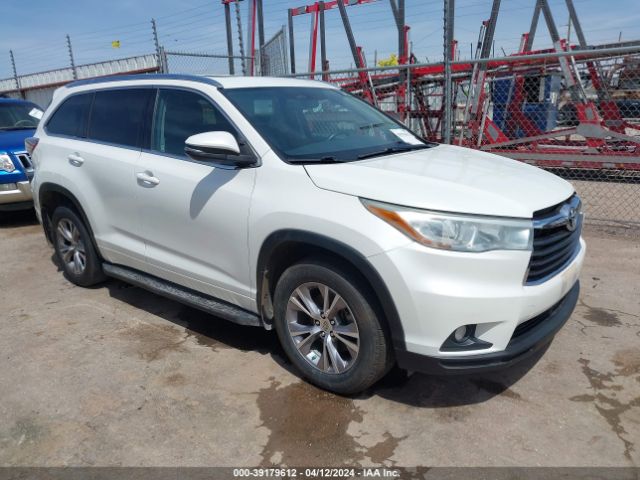 TOYOTA HIGHLANDER 2015 5tdkkrfh2fs058444