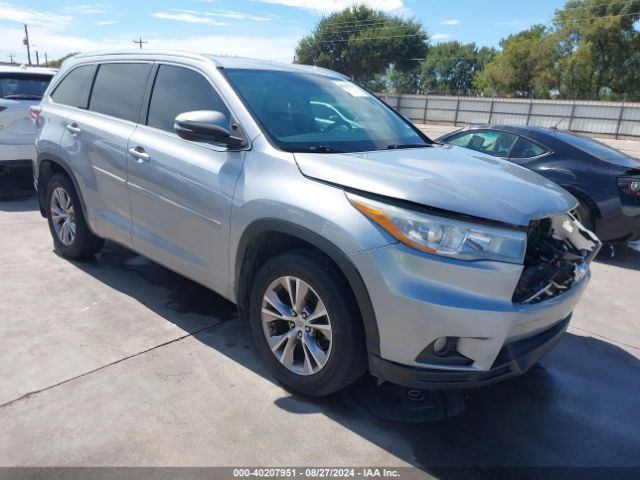 TOYOTA HIGHLANDER 2015 5tdkkrfh2fs080895