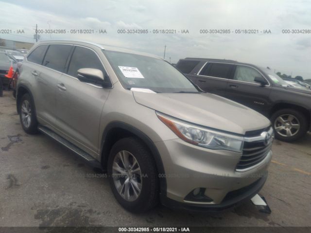 TOYOTA HIGHLANDER 2015 5tdkkrfh2fs095607