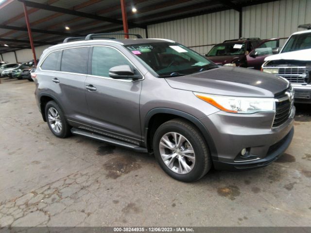 TOYOTA HIGHLANDER 2015 5tdkkrfh2fs104399