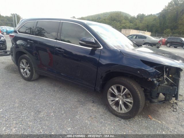 TOYOTA HIGHLANDER 2015 5tdkkrfh2fs111885