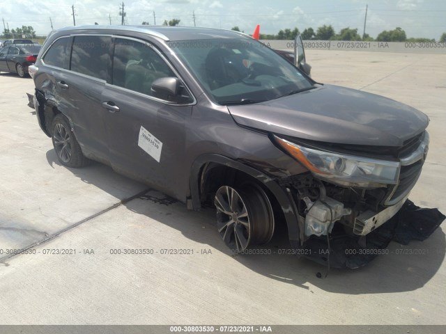 TOYOTA HIGHLANDER 2016 5tdkkrfh2gs134617