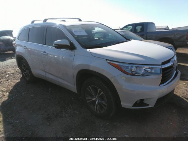 TOYOTA HIGHLANDER 2016 5tdkkrfh2gs146296