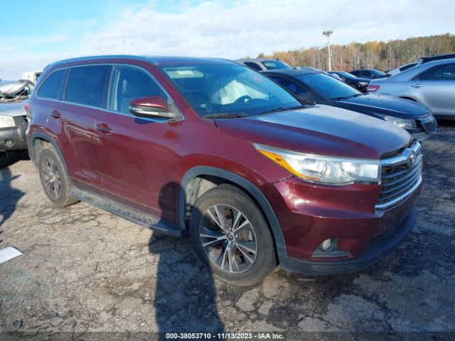 TOYOTA HIGHLANDER 2016 5tdkkrfh2gs168220