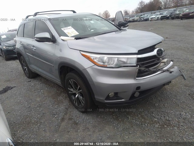 TOYOTA HIGHLANDER 2016 5tdkkrfh2gs502522