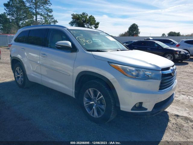 TOYOTA HIGHLANDER 2015 5tdkkrfh3fs105741