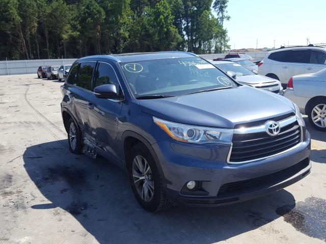 TOYOTA HIGHLANDER 2015 5tdkkrfh3fs107022