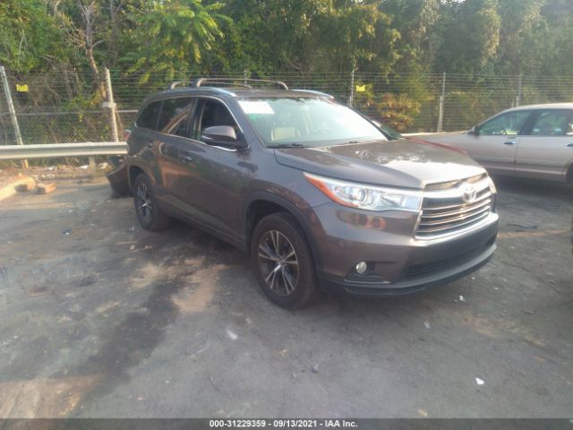 TOYOTA HIGHLANDER 2016 5tdkkrfh3gs132438