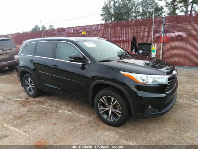 TOYOTA HIGHLANDER 2016 5tdkkrfh3gs161177