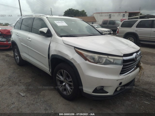 TOYOTA HIGHLANDER 2015 5tdkkrfh4fs055500