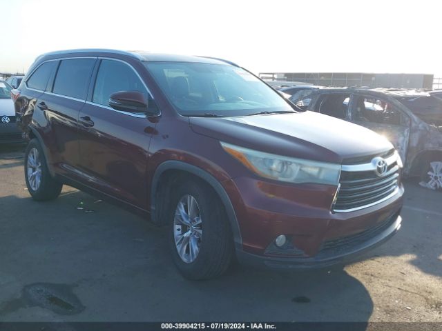 TOYOTA HIGHLANDER 2015 5tdkkrfh4fs067582