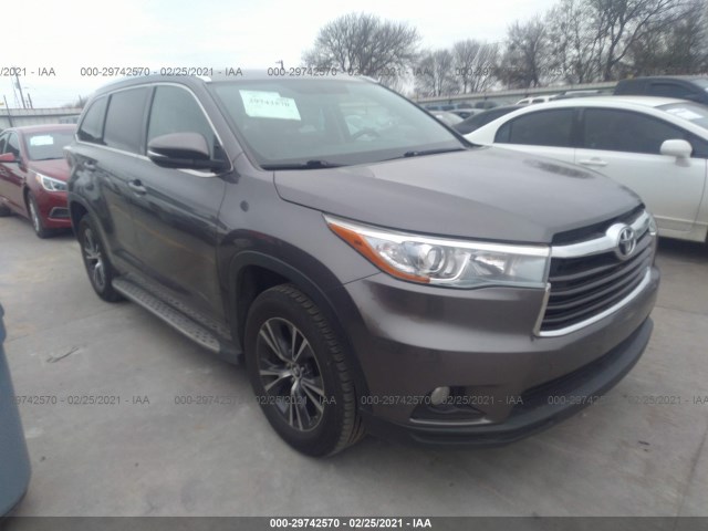 TOYOTA HIGHLANDER 2016 5tdkkrfh4gs504093