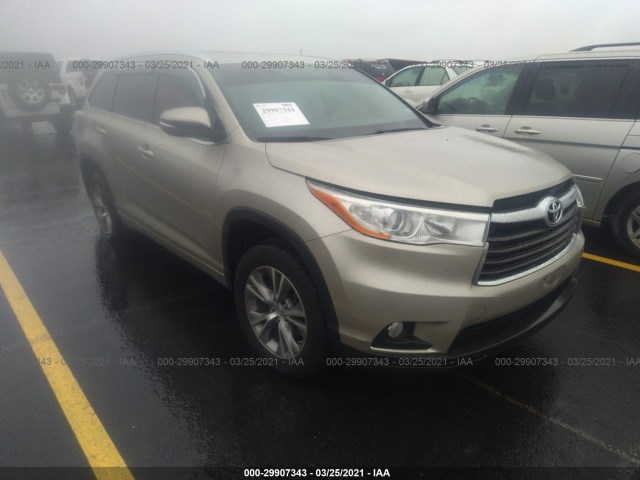 TOYOTA HIGHLANDER 2014 5tdkkrfh5es012380