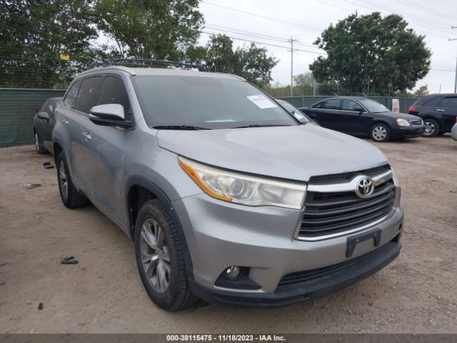 TOYOTA HIGHLANDER 2014 5tdkkrfh5es014940