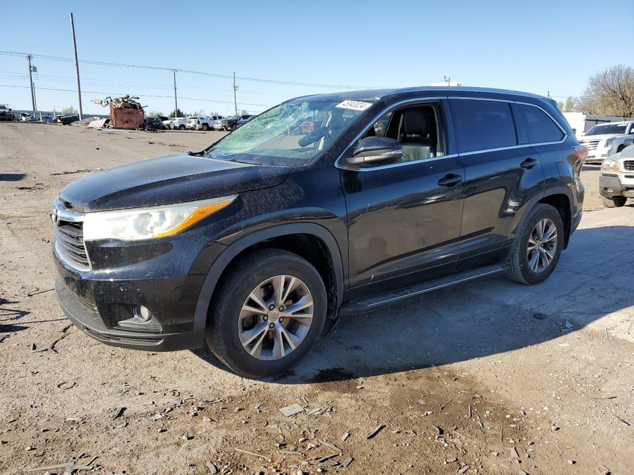 TOYOTA HIGHLANDER 2014 5tdkkrfh5es034525