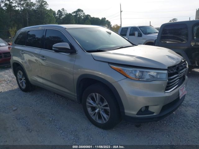 TOYOTA HIGHLANDER 2015 5tdkkrfh5fs048300