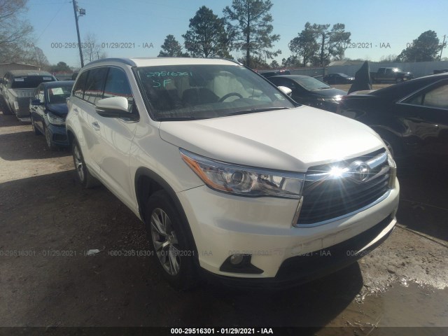 TOYOTA HIGHLANDER 2015 5tdkkrfh5fs052315