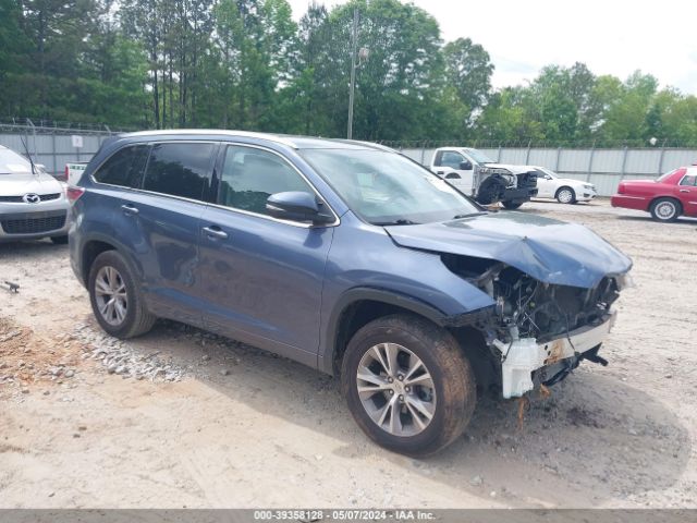 TOYOTA HIGHLANDER 2015 5tdkkrfh5fs063914