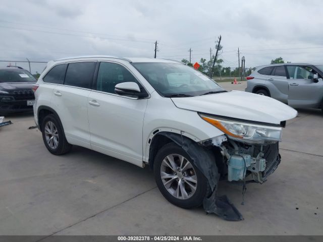 TOYOTA HIGHLANDER 2015 5tdkkrfh5fs091261