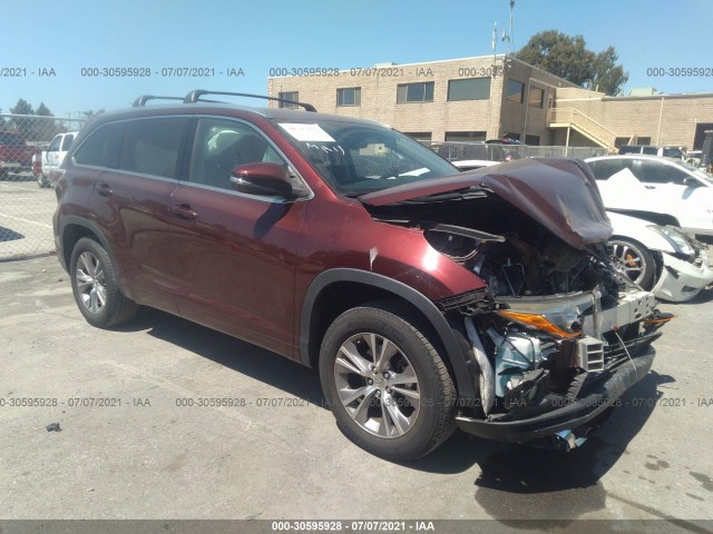 TOYOTA HIGHLANDER 2015 5tdkkrfh5fs098615