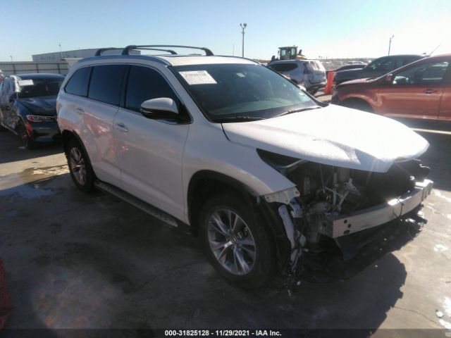 TOYOTA HIGHLANDER 2015 5tdkkrfh5fs112626