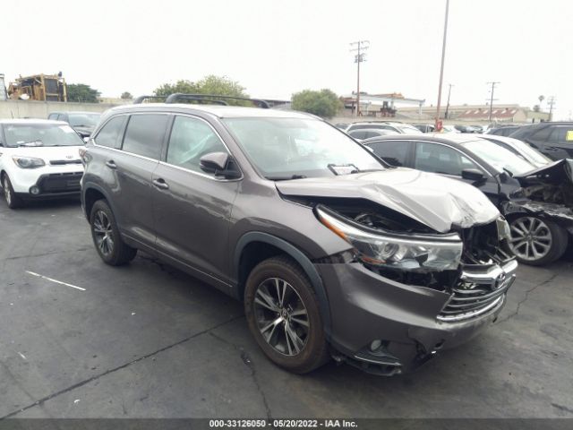 TOYOTA HIGHLANDER 2016 5tdkkrfh5gs140881