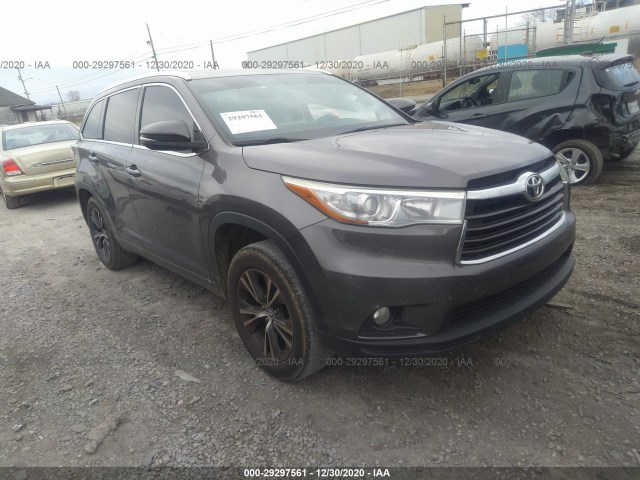 TOYOTA HIGHLANDER 2016 5tdkkrfh5gs144896