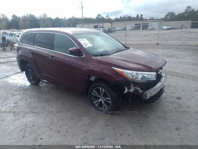 TOYOTA HIGHLANDER 2016 5tdkkrfh5gs159513