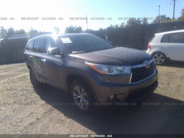 TOYOTA HIGHLANDER 2014 5tdkkrfh6es011741