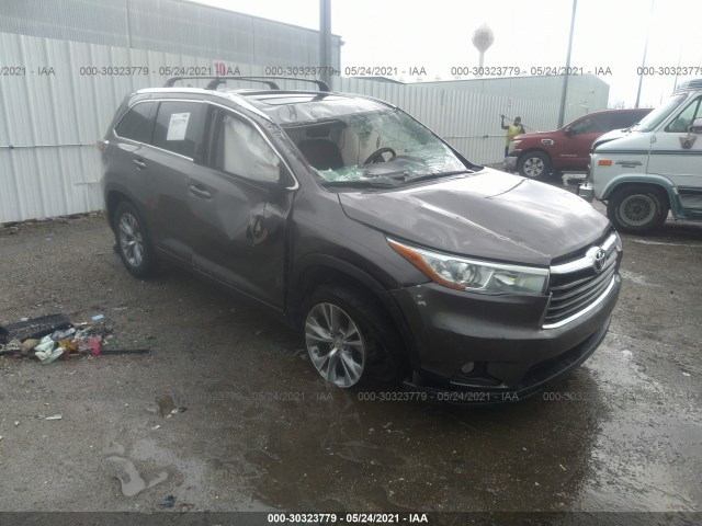 TOYOTA HIGHLANDER 2015 5tdkkrfh6fs057040