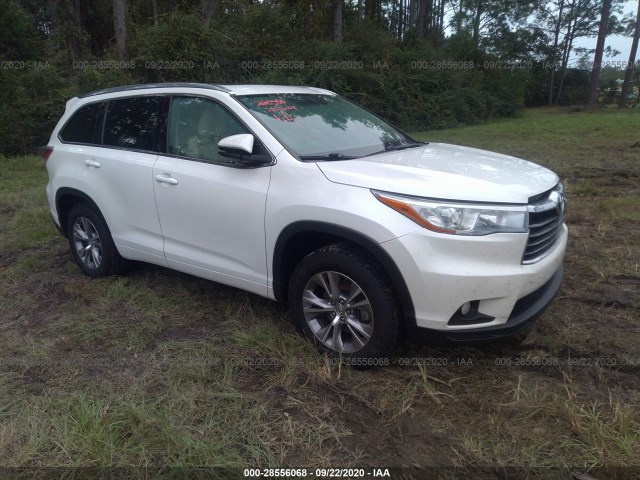 TOYOTA HIGHLANDER 2015 5tdkkrfh6fs077689