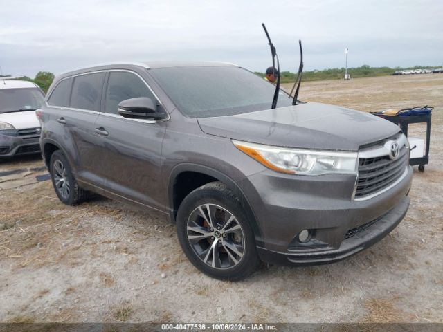 TOYOTA HIGHLANDER 2016 5tdkkrfh6gs122227