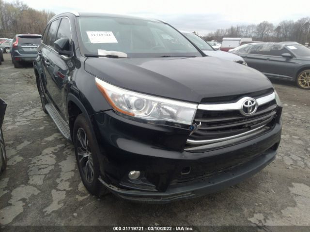 TOYOTA HIGHLANDER 2016 5tdkkrfh6gs131395