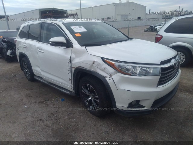 TOYOTA HIGHLANDER 2016 5tdkkrfh6gs132756