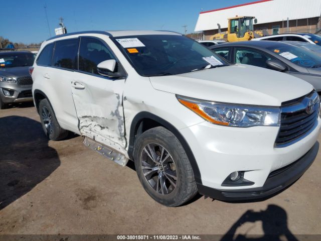 TOYOTA HIGHLANDER 2016 5tdkkrfh6gs168365