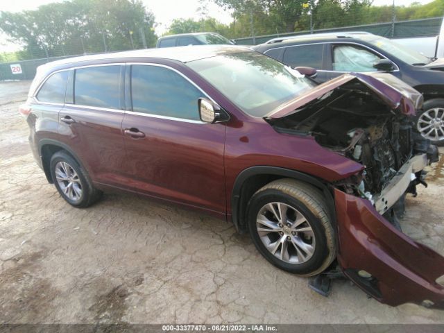 TOYOTA HIGHLANDER 2015 5tdkkrfh7fs083078