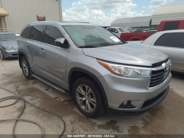 TOYOTA HIGHLANDER 2015 5tdkkrfh7fs108240