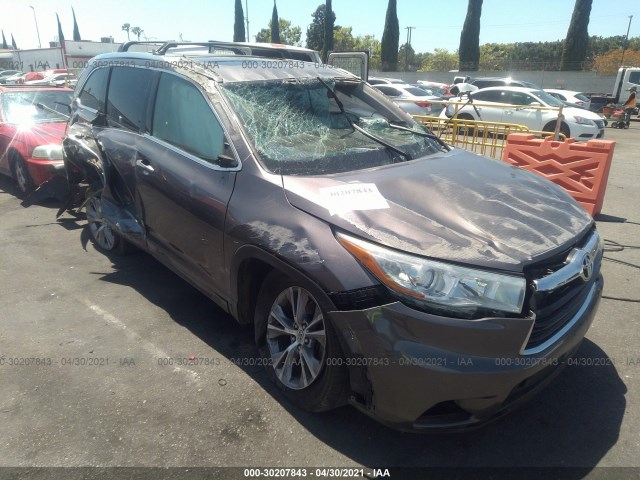 TOYOTA HIGHLANDER 2015 5tdkkrfh7fs118363