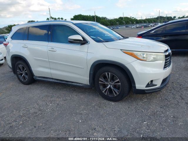 TOYOTA HIGHLANDER 2016 5tdkkrfh7gs122110