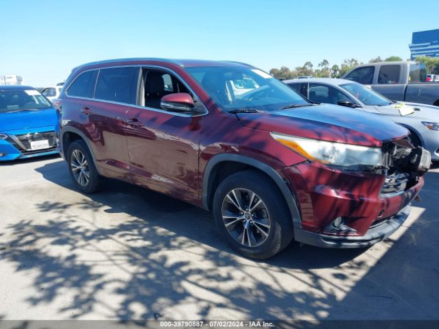 TOYOTA HIGHLANDER 2016 5tdkkrfh7gs149095