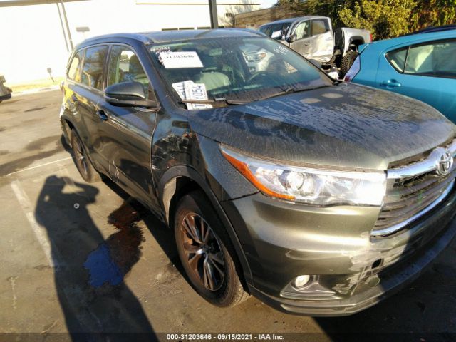 TOYOTA HIGHLANDER 2016 5tdkkrfh7gs160467