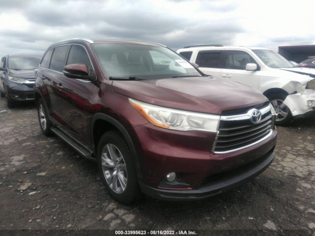 TOYOTA HIGHLANDER 2014 5tdkkrfh8es022062