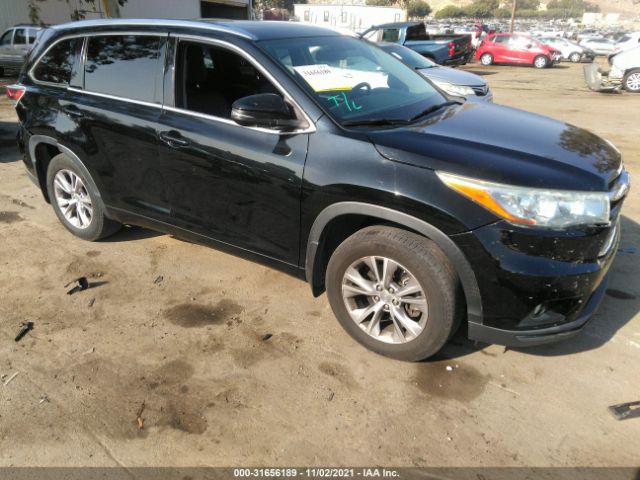 TOYOTA HIGHLANDER 2015 5tdkkrfh8fs038344