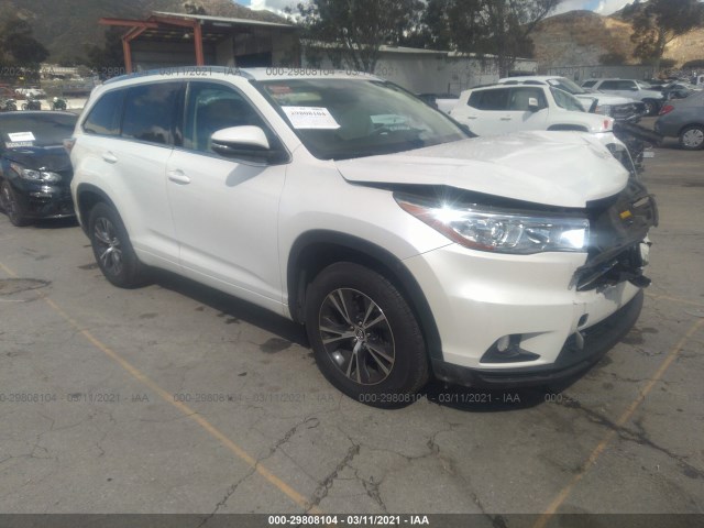 TOYOTA HIGHLANDER 2016 5tdkkrfh8gs121645